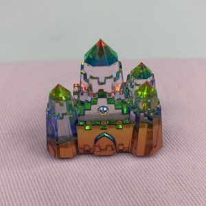 Glass Iridescent Castle figurine